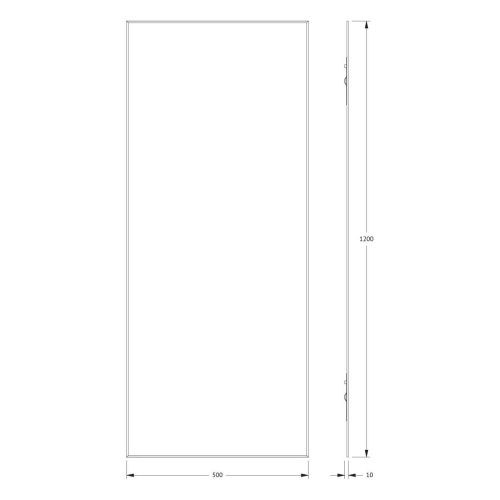 Зеркало Evoform Standard BY 0239 50х120 подвесное - фото 2