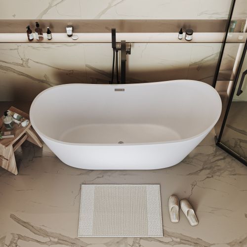 Ванна акриловая Grossman Galaxy GR-2102M 170х75 отдельностоящая овальная с каркасом - фото 5