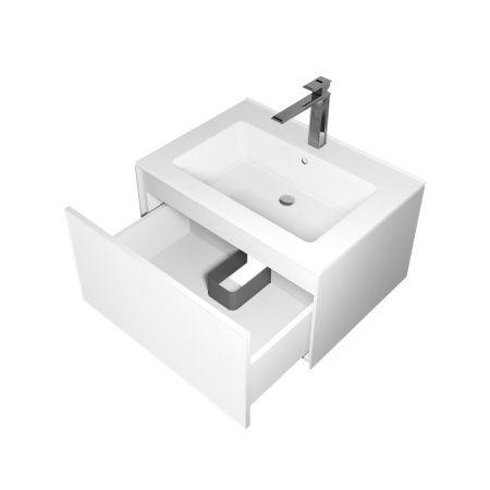 Тумба под раковину Uperwood Parma Premium 3930205460 70х50 подвесная цвет белый