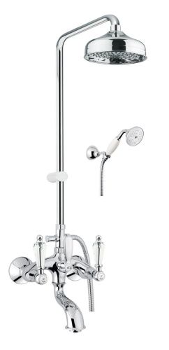 Душевая стойка Fiore 08CR0615 настенная цвет хром - фото 2