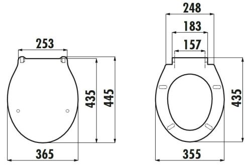 Крышка сиденье для унитаза Creavit  KC0001.01.0000E - фото 2