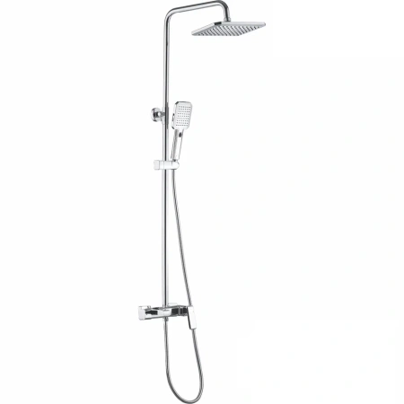 Душевая стойка Shevanik S8836 настенная цвет хром