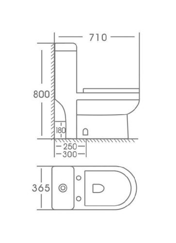 Унитаз-компакт напольный с бачком Stella Polar Кадис SP-00001859 белый с сиденьем микролифт душевой смыв - фото 3