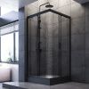 Душевой уголок Am.Pm Gem W90G-403-090BT 90х90 стекло прозрачное профиль черный без поддона