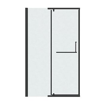 Душевая дверь Grossman Pragma 100.K33.03.120.21.02 120х195 стекло текстурное профиль черный