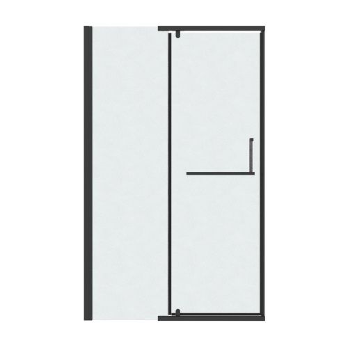 Душевая дверь Grossman Pragma 100.K33.03.120.21.02 120х195 стекло текстурное профиль черный