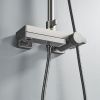 Душевая стойка Rose R1896T настенная цвет серый с термостатом