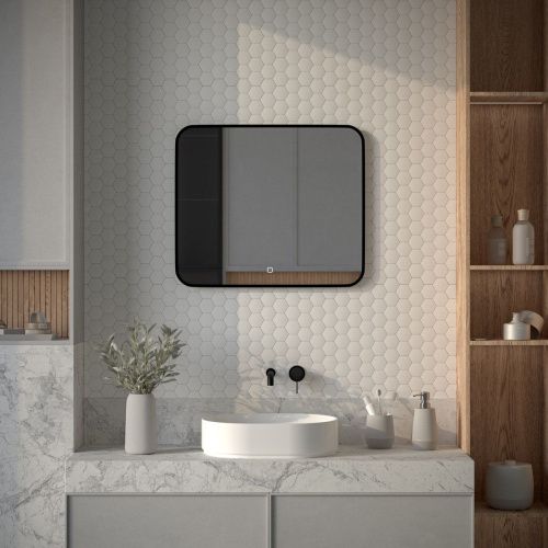 Зеркало с подсветкой Defesto AURA DF 2966SH 70х60 подвесное - фото 4