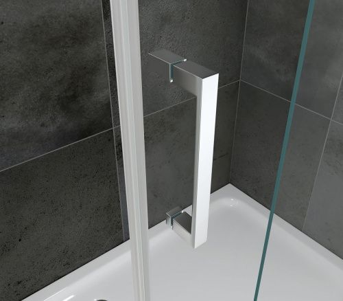 Душевая дверь Abber Komfort AG93170 170х200 стекло прозрачное профиль хром - фото 3