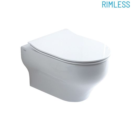 Унитаз подвесной Olympia Clear CLESET2R23 черный с сиденьем микролифт безободковый