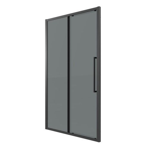 Душевая дверь Grossman Cosmo 100.K33.02.110.21.10 110х195 стекло тонированное профиль черный - фото 2