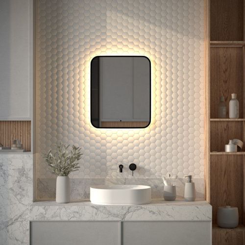 Зеркало с подсветкой Defesto AURA DF 2973R 50х60 подвесное - фото 3