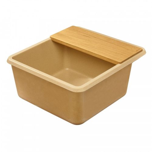 Кухонная мойка Aquaton Беллис 1A724932BS260 55х50 цвет бежевый поверхность матовая - фото 5