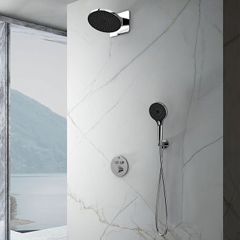 Душевая система Vincea Inspire VSFW-3I22MT5CH встраиваемая в стену цвет хром с термостатом