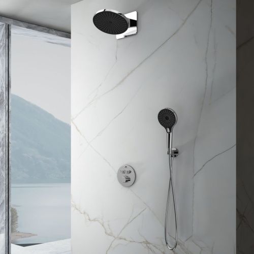 Душевая система Vincea Inspire VSFW-3I22MT5CH встраиваемая в стену цвет хром с термостатом