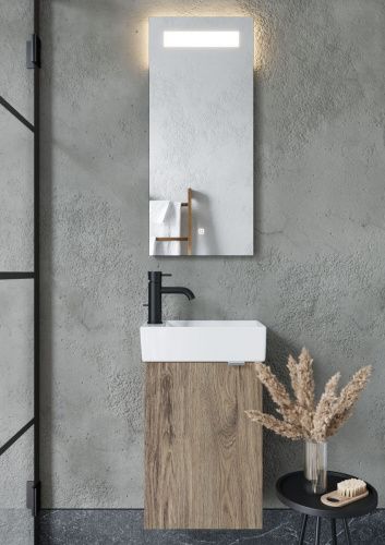 Зеркало с подсветкой Sancos Solo SL35 40х80 подвесное - фото 4