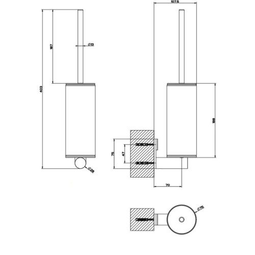Ершик Gessi Gessi316 54719#239 - фото 2
