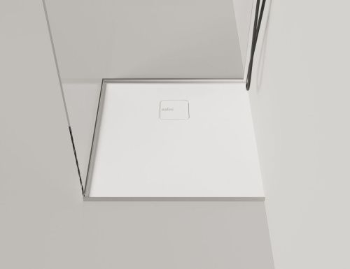 Душевой поддон из искусственного камня Salini OASI 120323M 80х80 белый - фото 3