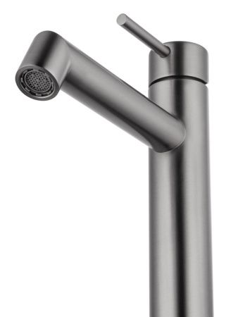 Смеситель для раковины Wonzon & Woghand WW-H1064-BGG на столешницу серый