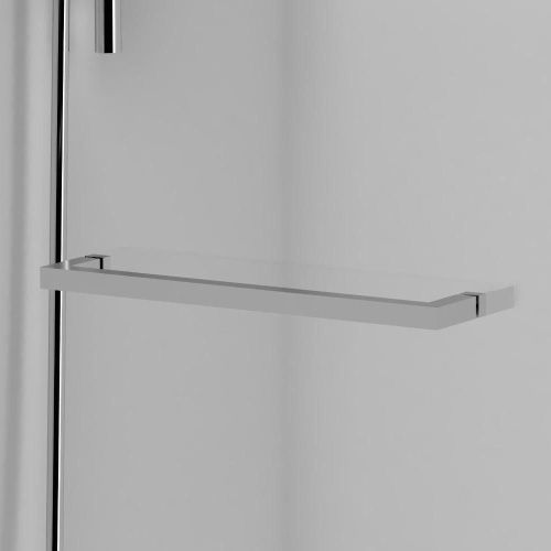 Душевая шторка на ванну Damixa Skyline DX35WBS-D7W1-150MT 80х140 стекло прозрачное профиль хром ориентация универсальная - фото 5