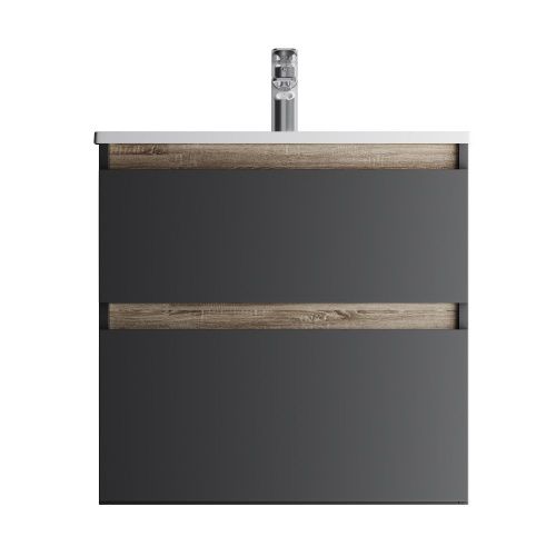 Тумба под раковину Am.Pm X-Joy M85AFHX0652BM 60х40 подвесная цвет черный - фото 2