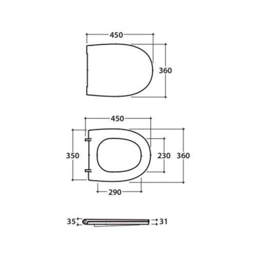 Крышка сиденье для унитаза Globo 4ALL MDR20.SK - фото 2