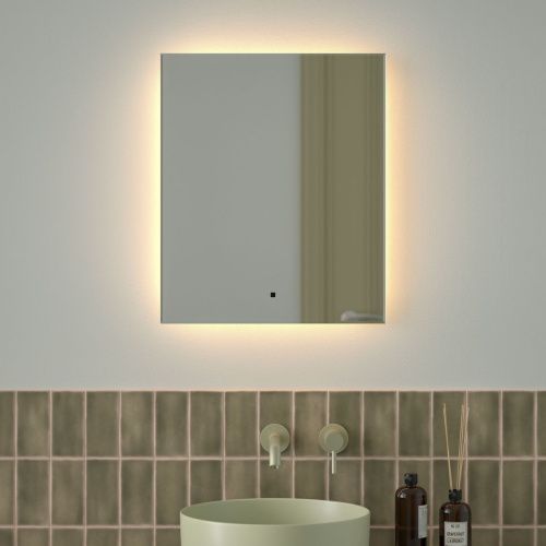 Зеркало с подсветкой Defesto GLOW DF 2513R 50х60 подвесное - фото 3