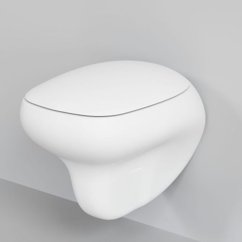 Чаша унитаза подвесная Ambassador Diamond 123T20101R цвет белый без сиденья каскадный смыв - фото 2