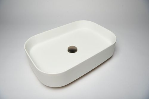 Раковина из сантехнического фарфора Galassia SMARTB 7402MT 60х40 накладная цвет белый - фото 5