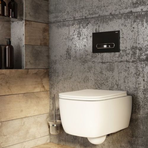 Клавиша смыва механическая Iddis Unifix UNI71MBi77 цвет черный - фото 2