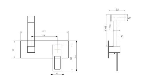 Гигиенический душ Boheme Q 147-BВ черный - фото 2