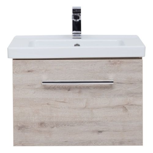 Тумба под раковину Dreja Big Inn 77.0202D 60х50 подвесная цвет коричневый - фото 3