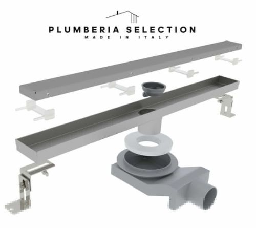 Душевой лоток Plumberia Selection PSL LINEAR PSL70MT 70х5 нержавеющая сталь - фото 3
