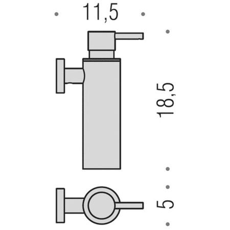 Дозатор Colombo Plus W4981.CR