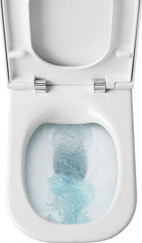 Чаша унитаза напольная Roca The gap 734273700H цвет белый без бачка без сиденья безободковая смыв торнадо - фото 5