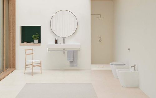 Биде напольное GSI Kube X 9462111_УЦ/4 цвет белый - фото 3