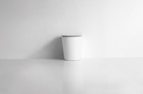 Унитаз приставной CeramaLux 3178 белый с сиденьем микролифт безободковый каскадный смыв - фото 4