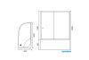 Душевой уголок Royal Bath BK RB8120BK-T-BL-R 120х80 стекло прозрачное профиль черный с поддоном