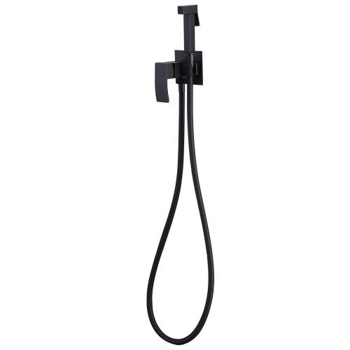 Гигиенический душ со смесителем Abber Wasserfall AF8625B черный - фото 2