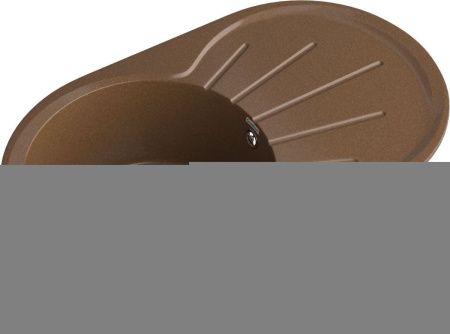 Кухонная мойка Granfest Rondo R-750L терракот 75х45 цвет серый поверхность матовая