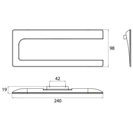 Полотенцедержатель Emco Art 1655 001 01