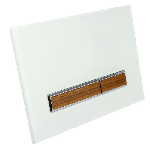 Клавиша смыва механическая Lavinia Boho RelFix 38050703 цвет белый/коричневый - фото 2