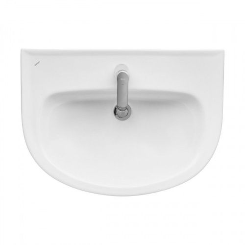 Раковина из сантехнического фарфора Santeri Прайм 131176S0011B0 70х50 подвесная цвет белый 1 отверстие под смеситель - фото 2