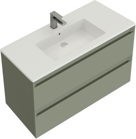 Тумба под раковину Allen Brau Eclipse 2.0 1.E1003.CGM 2.0 100х50 подвесная цвет зеленый