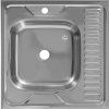 Кухонная мойка Melana 073 t L (*20) 60х60 цвет хром поверхность матовая