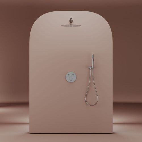 Душевая система Sancos Link SC3005CH встраиваемая в стену цвет хром с термостатом - фото 2