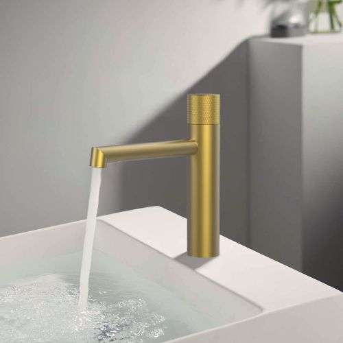 Смеситель Vincea Desire VBF-1D3BG на раковину золото