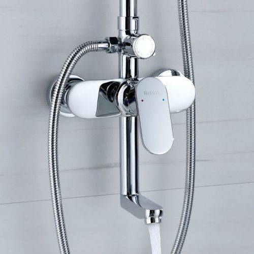 Душевая стойка Bond Cube B01-9400 настенная цвет хром - фото 5