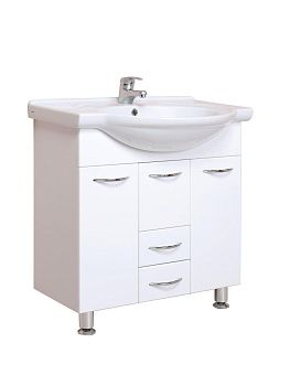 Тумба под раковину Onika Моника 107501 70х30 напольная цвет белый