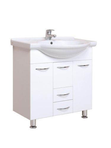 Тумба под раковину Onika Моника 107501 70х30 напольная цвет белый